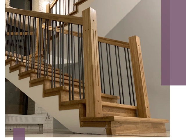 Реставрация деревянных и металлических лестниц в Острогожске