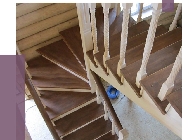 Реставрация деревянных лестниц в Острогожске от 4381 руб.