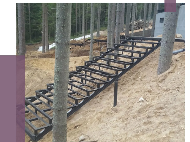 Монтаж металлических лестниц в Острогожске от 13821 руб. 