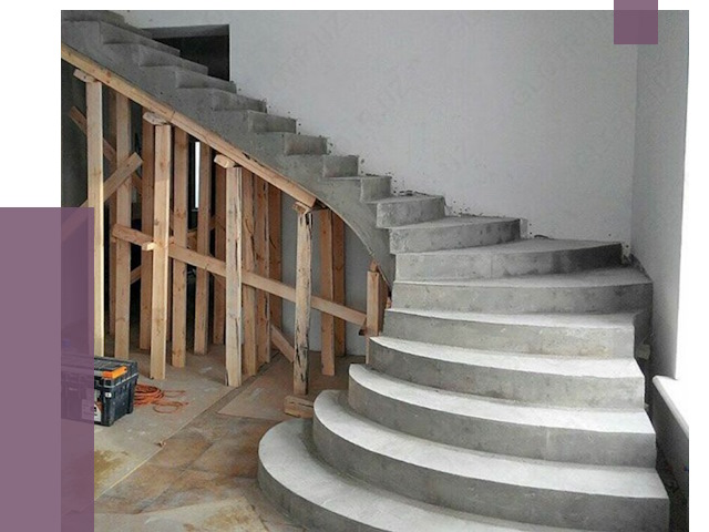 Изготовление бетонных лестниц под ключ в Острогожске от 20340 руб. | ПРОЛЁТ-Стг