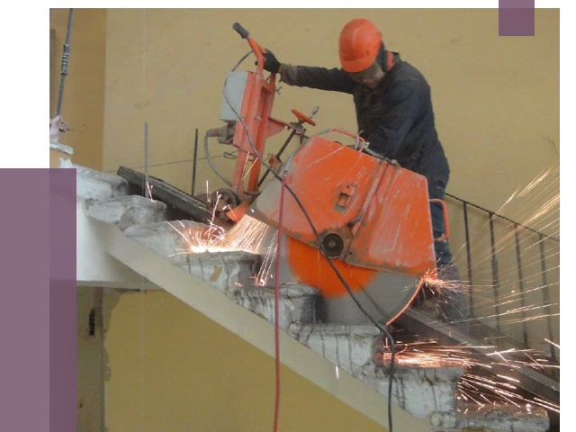 Демонтаж бетонных лестниц в Острогожске от 4694 руб. за м2 | ПРОЛЁТ-Стг