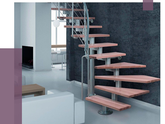 Модульные лестницы в Острогожске от 17211 руб. — купить в ПРОЛЁТ-Стг