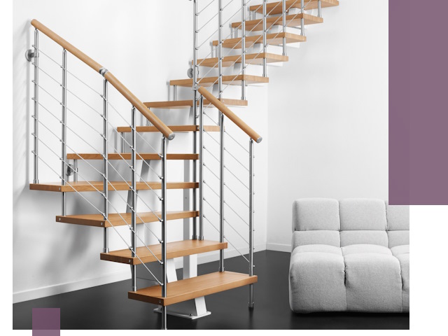 Модульные лестницы под ключ в Острогожске — монтаж и изготовление