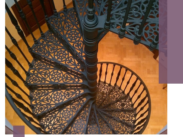 Винтовые лестницы под ключ в Острогожске: производство и монтаж