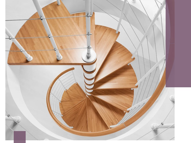 Изготовление винтовых лестниц под ключ в Острогожске