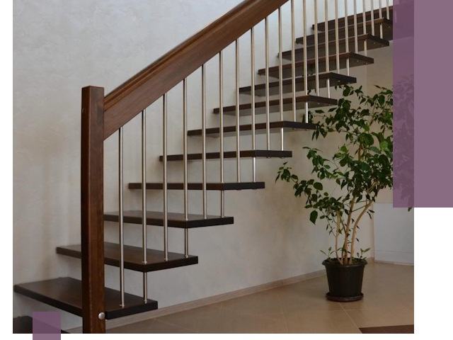 Лестницы на больцах под ключ в Острогожске – изготовление и монтаж