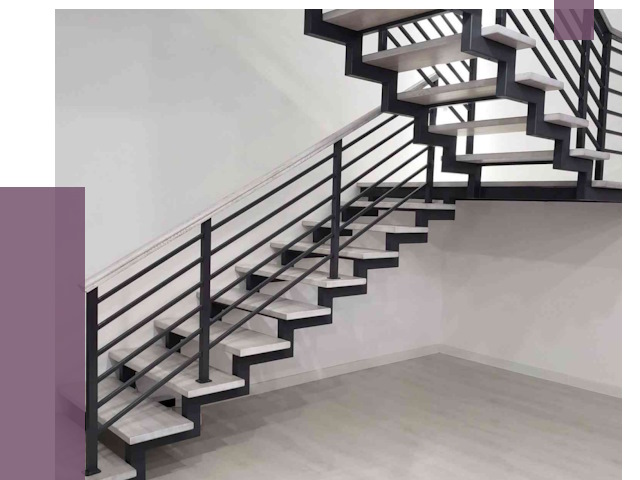 Лестницы на металлокаркасе под ключ в Острогожске от 13039 руб. | ПРОЛЁТ-Стг