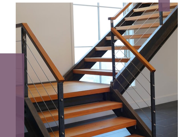 Изготовление лестниц на металлокаркасе в Острогожске от 19297 руб. | ПРОЛЁТ-Стг