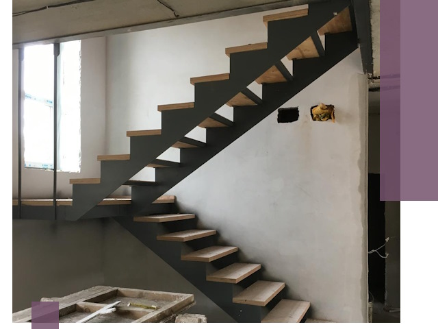 Изготовление лестниц на металлокаркасе в Острогожске от производителя