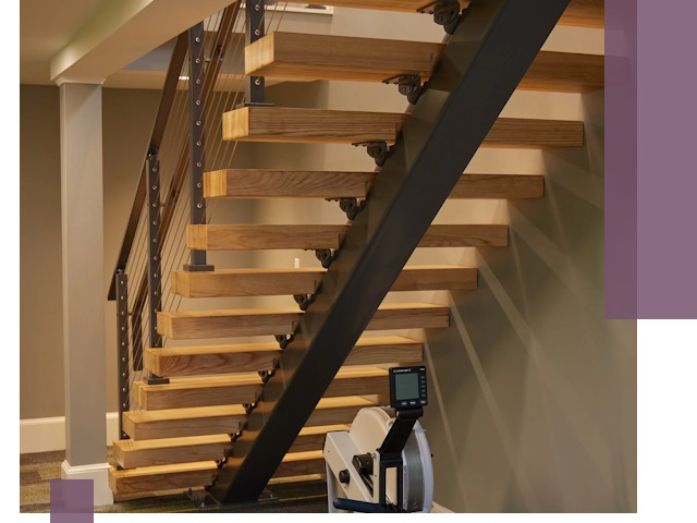 Лестницы на монокосоурах под ключ в Острогожске - изготовление и монтаж