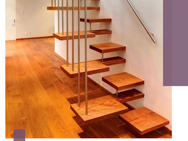 Лестницы «гусиный шаг» на заказ в Острогожске для узких пространств