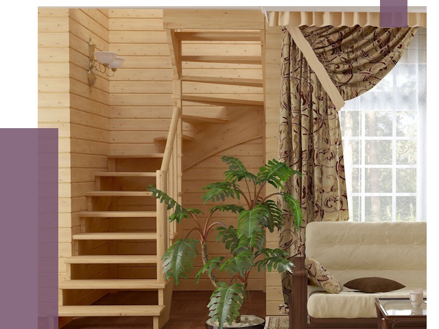 Лестницы для дачи в Острогожске от 77450 руб.  | ПРОЛЁТ-Стг