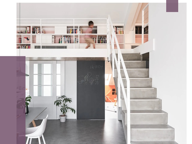 Лестницы для двухуровневой квартиры в Острогожске от 179935 руб. | ПРОЛЁТ-Стг