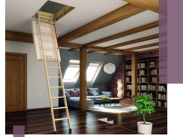 Чердачные лестницы под ключ в Острогожске: изготовление и монтаж