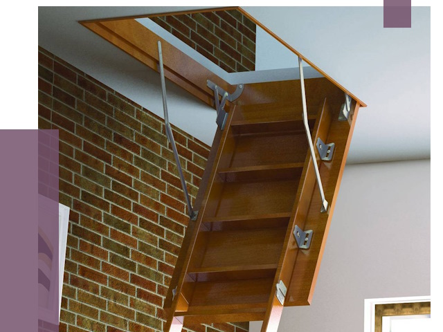 Установка чердачной лестницы в Острогожске от 7980 руб. | ПРОЛЁТ-Стг