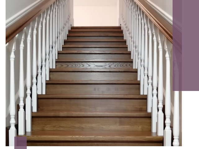 Лестницы из ясеня на заказ в Острогожске — изготовление и монтаж