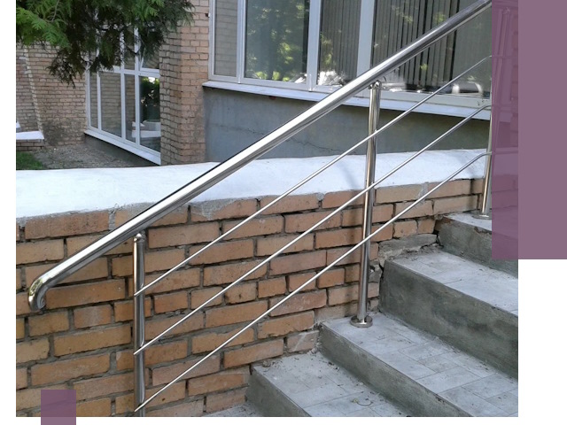 Перила из нержавеющей стали высокого качества в Острогожске