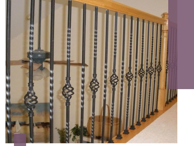 Изготовление и монтаж кованных перил в Острогожске под ключ