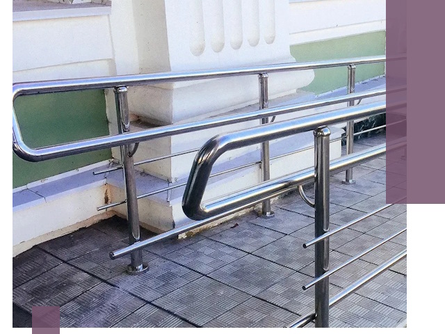 Ограждения пандусов из металла и нержавейки в Острогожске