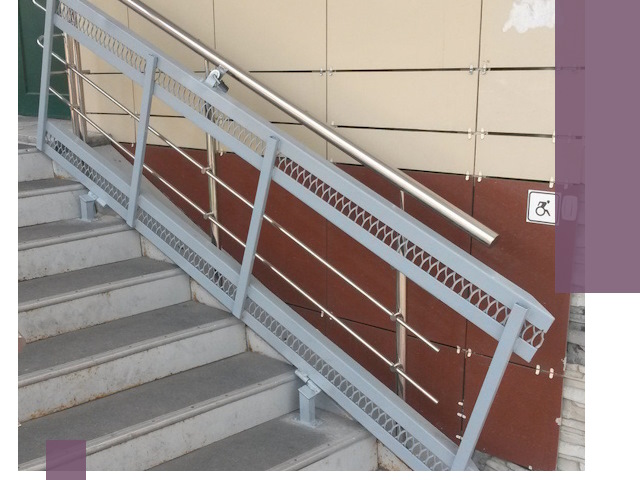 Изготовление откидных пандусов под ключ в Острогожске