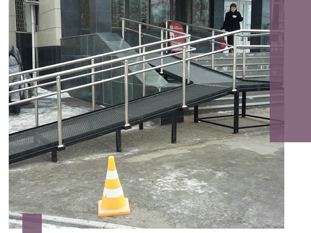 Стационарные пандусы под ключ в Острогожске — изготовление и монтаж