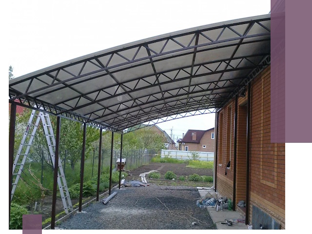 Профессиональный монтаж навесов под ключ в Острогожске