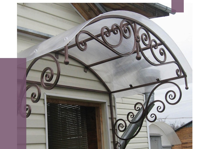 Изготовление козырьков в Острогожске от 7510 руб. — заказать | ПРОЛЁТ-Стг