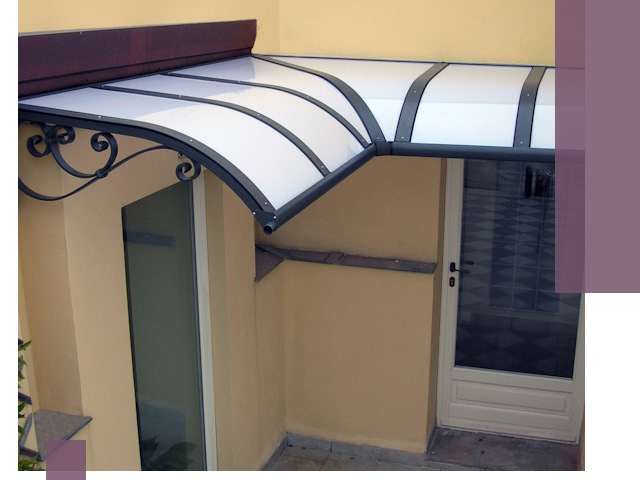 Монтаж козырьков любой сложности в Острогожске под ключ