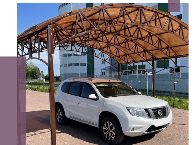 Недорогие навесы в Острогожске от 43810 руб. | ПРОЛЁТ-Стг