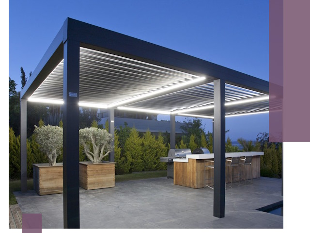 Навесы отдельно стоящие под ключ в Острогожске из металла и поликарбоната