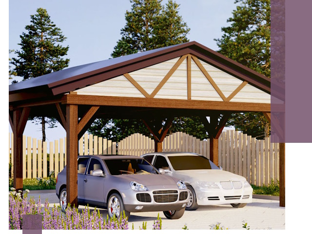 Навесы для автомобиля в Острогожске — изготовление и монтаж