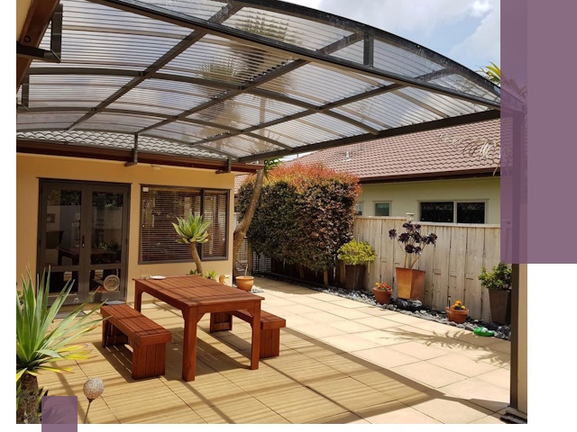 Навесы во двор под ключ в Острогожске — изготовление и монтаж