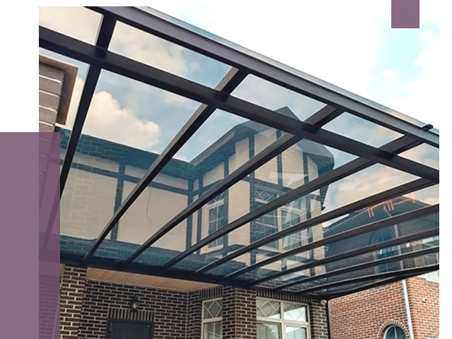 Навесы из поликарбоната в Острогожске от 8783 руб. под ключ — ПРОЛЁТ-Стг