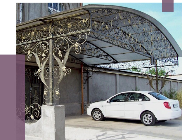Кованые навесы в Острогожске от 14864 руб. | ПРОЛЁТ-Стг