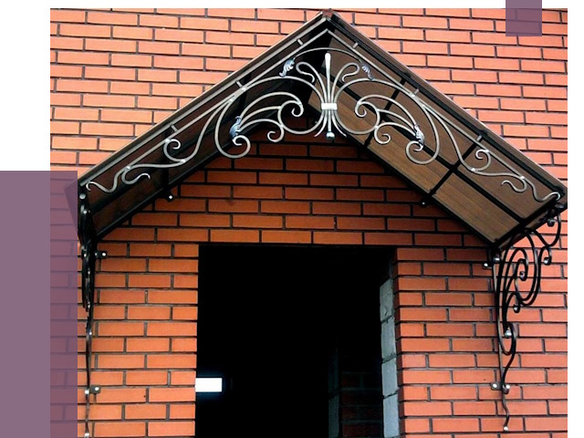 Металлические козырьки в Острогожске от 10900 руб. 