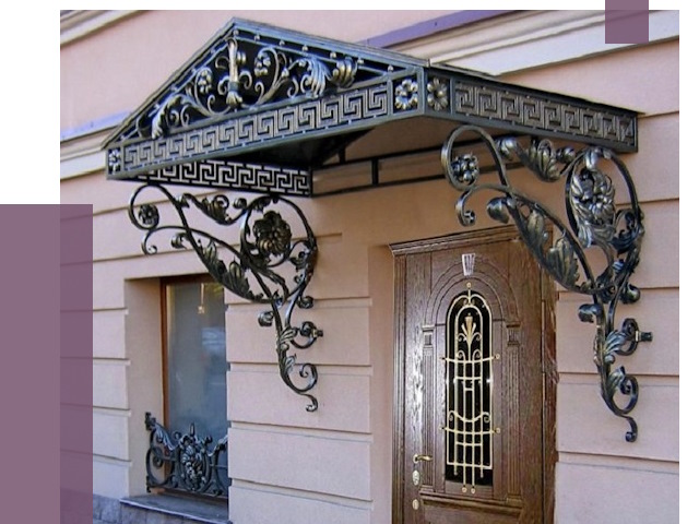 Кованые козырьки в Острогожске под ключ от 12987 руб. — ПРОЛЁТ