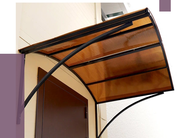 Недорогие козырьки в Острогожске от 7740 руб.  | ПРОЛЁТ-Стг