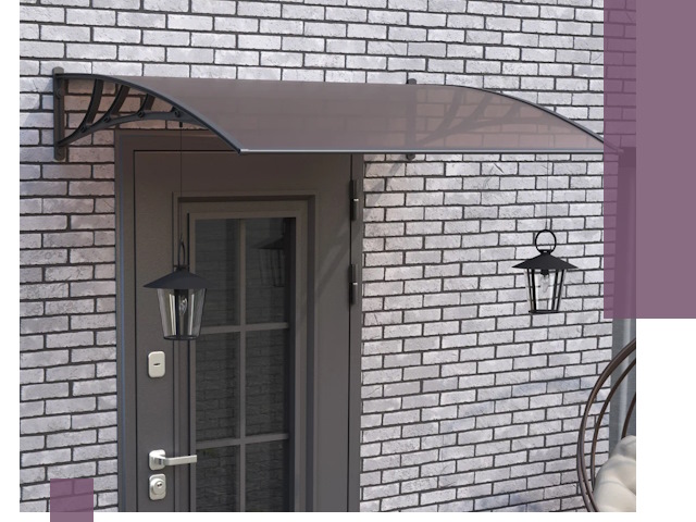 Недорогие козырьки и навесы под ключ в Острогожске