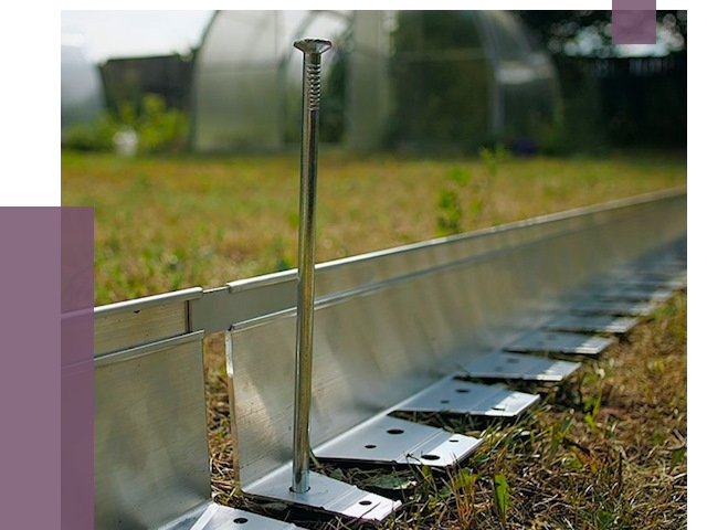 Металлические бордюры для газона в Острогожске от 4381 руб. | ПРОЛЁТ-Стг