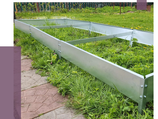 Металлические бордюры для грядок в Острогожске от 1825 руб.