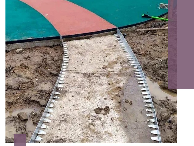 Металлические бордюры для дорожек в Острогожске — монтаж и изготовление