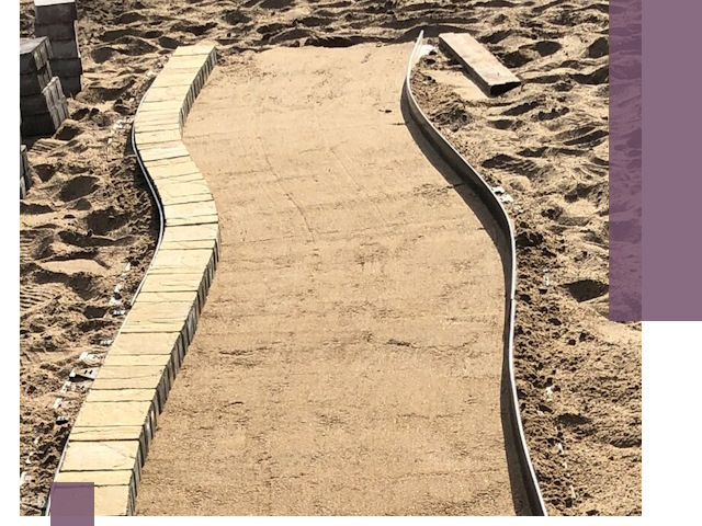 Металлические бордюры для тротуаров в Острогожске — прочные и долговечные