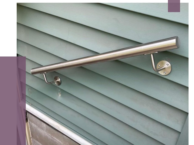 Поручни из нержавеющей стали в Острогожске от 7823 руб.  | ПРОЛЁТ-Стг